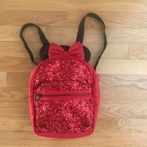 Disney Collection Small Minnie Mouse Sequin Backpack